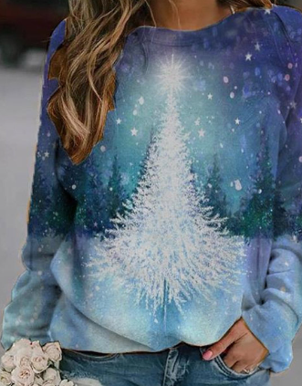 Women's Christmas Sweater Coat for Autumn and Winter