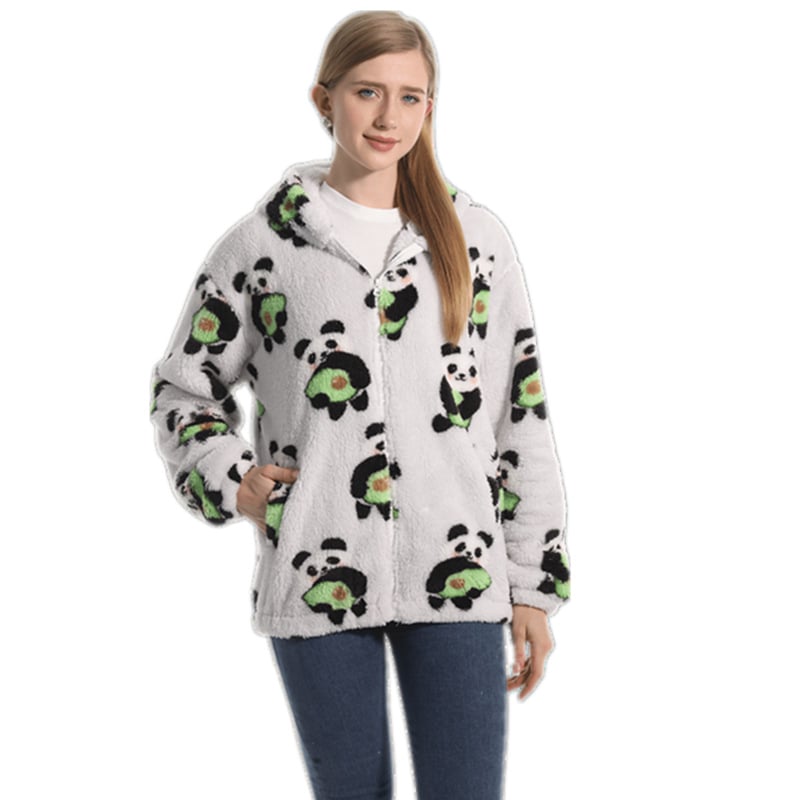Thick Hooded Fleece-lined Jacket
