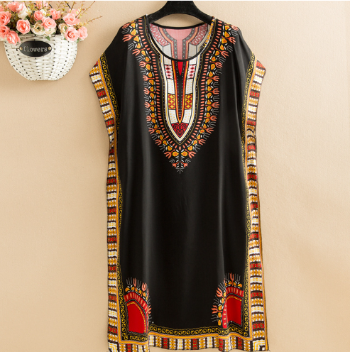 Fashionable Summer Floral Hooded Dress for Women