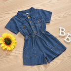 Korean Style Summer Casual Shorts for Girls Ages 2-6