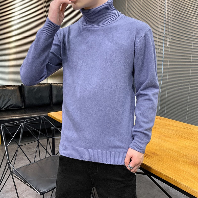Plus Velvet Turtleneck Sweater for All-match Style