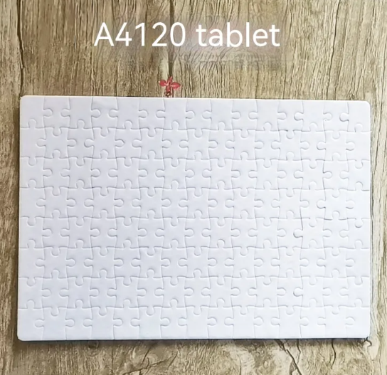 A4 Blank Pearlescent Puzzle Thermal Transfer DIY
