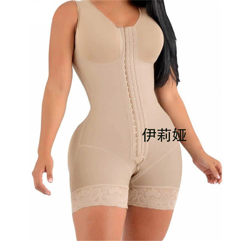 Shaping Bodysuit with Zipper for Women