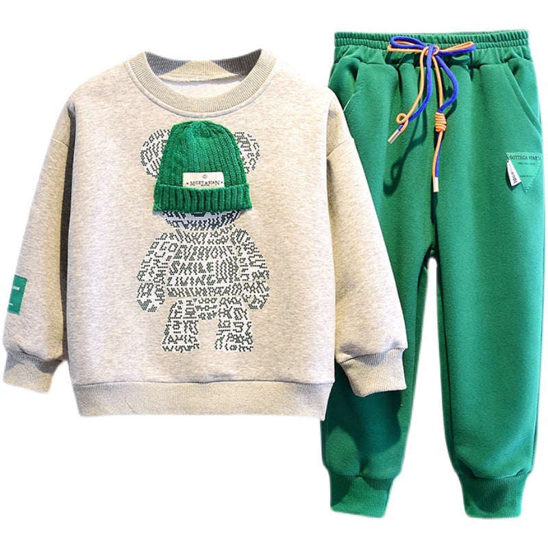 Bear Hoodie Set for Kids (One Set) | Streetwear