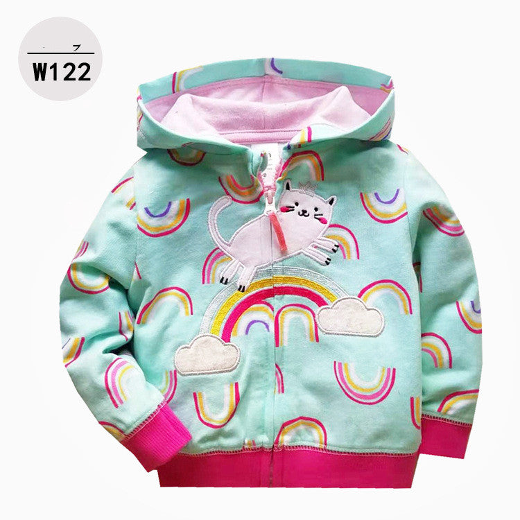 Children's Hooded Zippered Sweatshirt