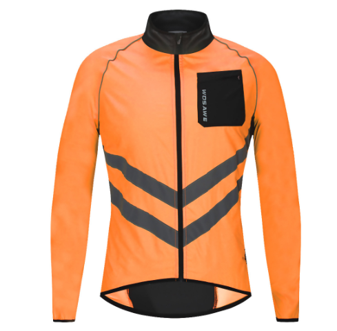 Reflective Jacket for Cycling and Fishing Activities