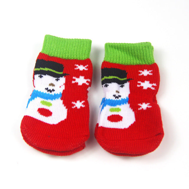 Printed Christmas Socks for Dogs and Pets
