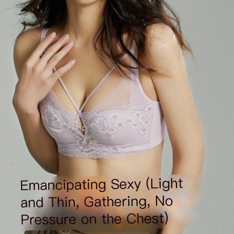 Mango Cup Summer Lightweight Lace Bralette for Women