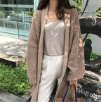 Women's Mid-Length Loose Large Sweater Coat