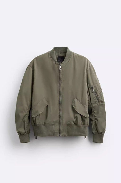 Men's Technical Fabric Bomber Jacket 8281/324