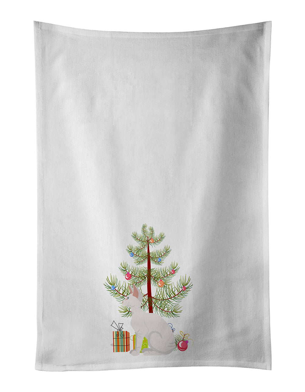Sphynx Cat Christmas Kitchen Towel Set of 2