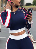Women's 2-Piece Cotton Pullover Sweatsuit Set | Streetwear