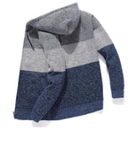 Casual Men's Hooded Fleece Warm Sweater