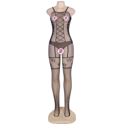 "Ladies' Lingerie, Jacquard Bodystocking, Fishnet Tights"