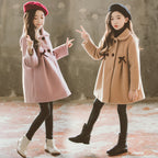 Mid-Length Princess Style Woolen Coat