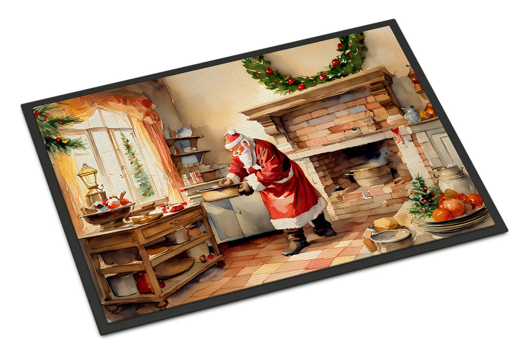 Cookies with Santa Claus Doormat