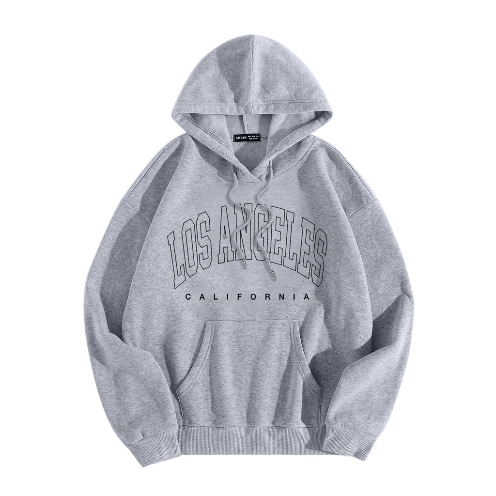 Men's and Women's Long Sleeve Hoodie with Graphic Print | Streetwear