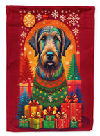 Irish Wolfhound Holiday Christmas Garden Flag