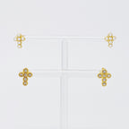 Dainty Cross Stud Earrings | Christian Jewelry