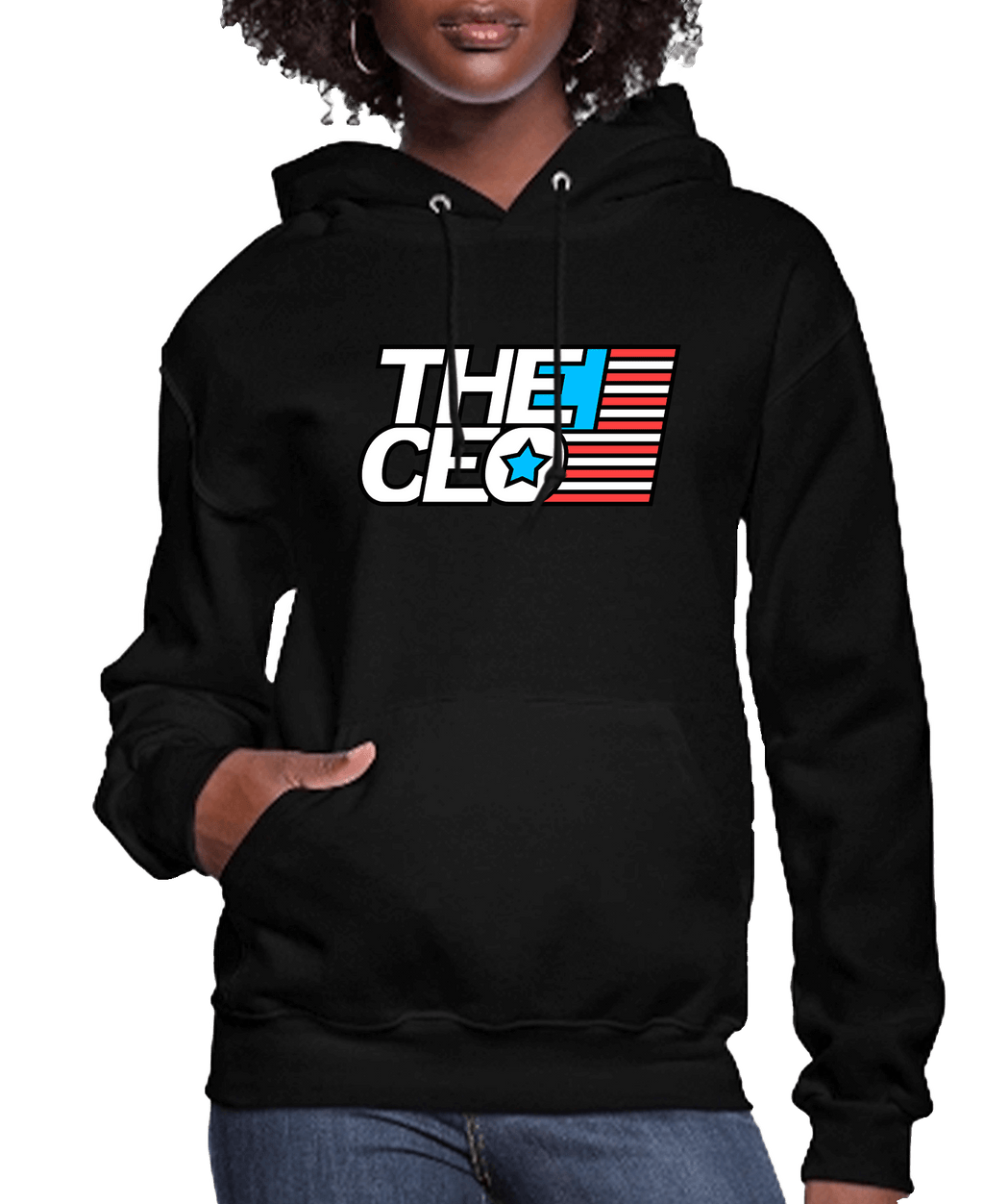 American Flag The CEO Women’s Hoodie | Streetwear