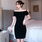 One-Shoulder Bodycon Dress for Women – Summer Style