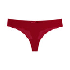 Women's Seamless Low-Rise Thong Underwear (Elastic)