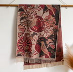 Season Ethnic Birds And Plants Warm Scarf Shawl