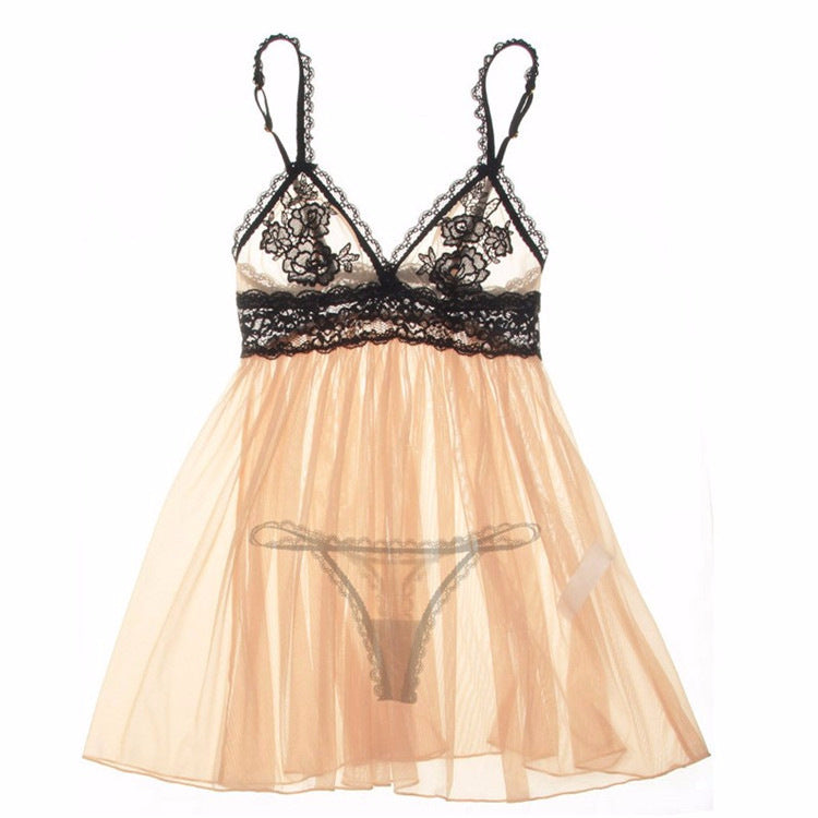 Lingerie Set with Slip Dress and Sleepwear
