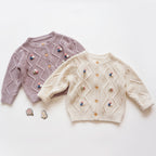 Hand-Crochet Knit Cardigan for Children