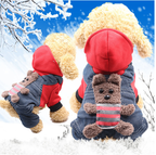 Flannel Warm Clothes for Dogs and Cats in Fall/Winter