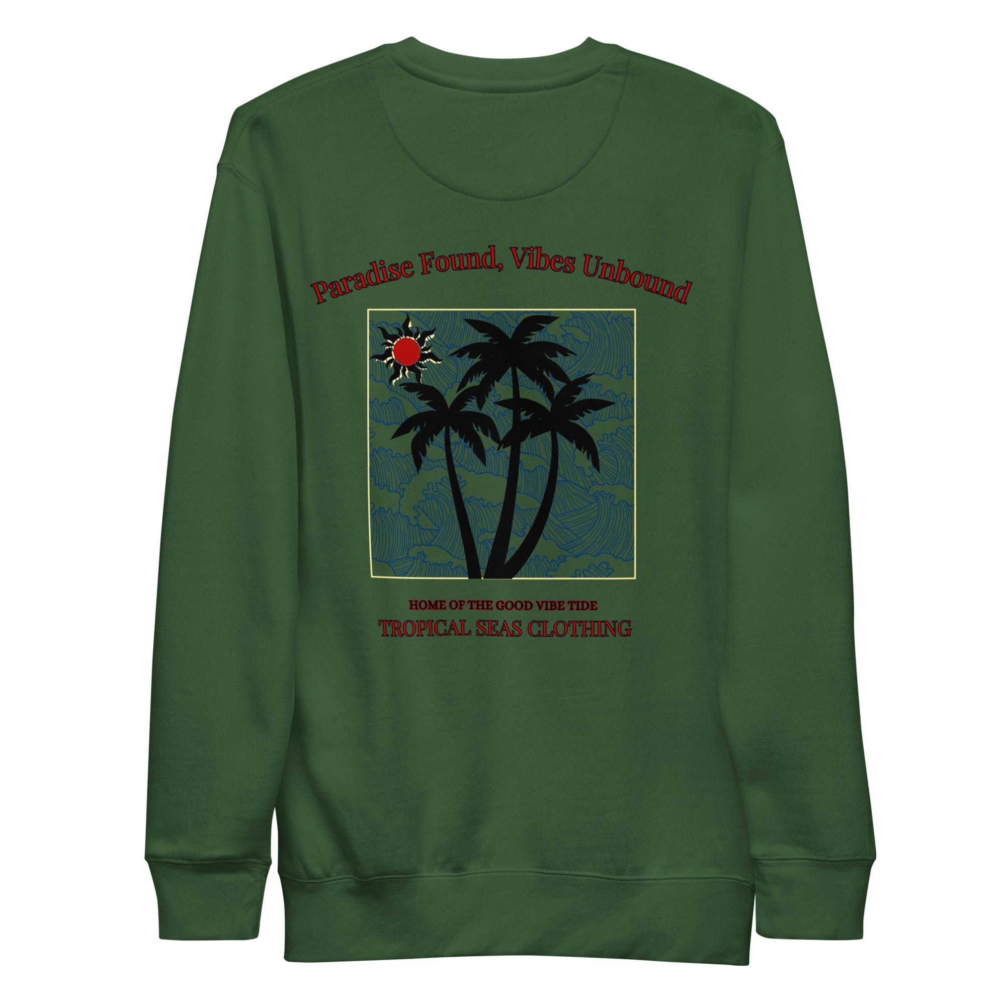 Premium Sunset Palms Sweatshirt | Streetwear