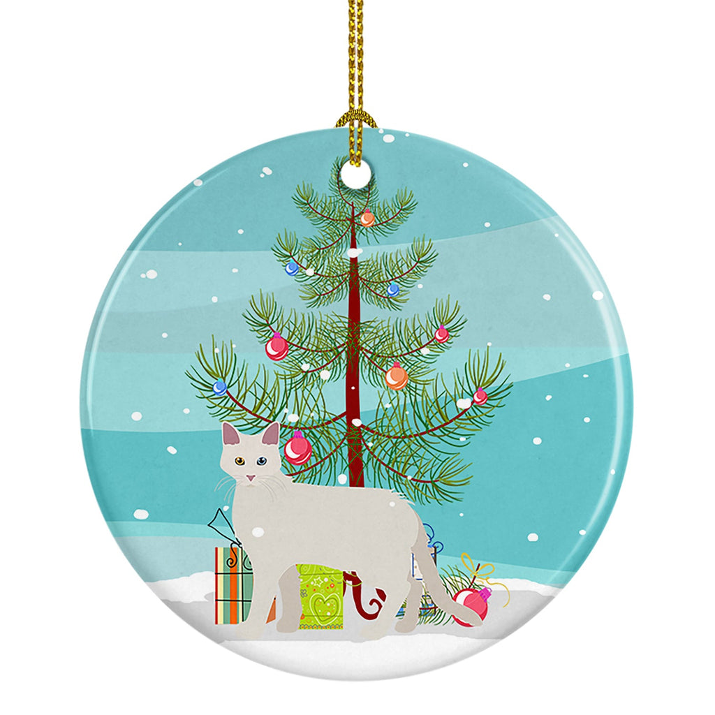 Aphrodite Giant Cat Christmas Ceramic Ornament