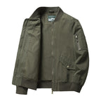 Men's Short Stand Collar Work Jacket