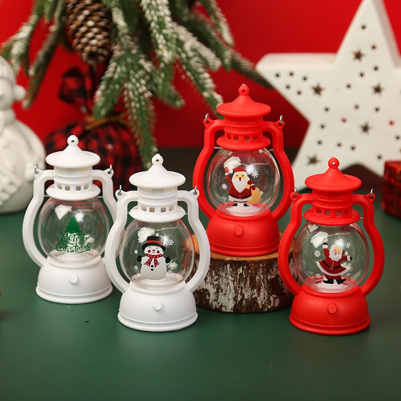 Christmas LED Portable Small Oil Lamp