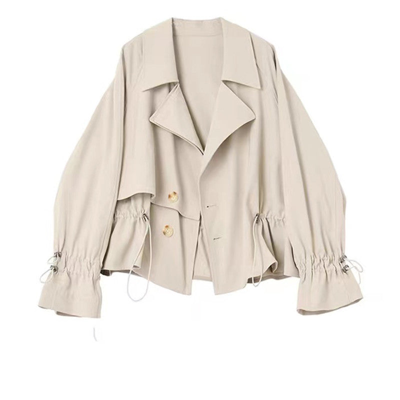 Fashion Women's Short Windbreaker Coat