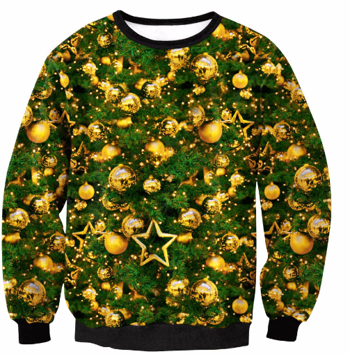 Women's Santa Claus Elk Long Sleeve Sweatshirt | Streetwear