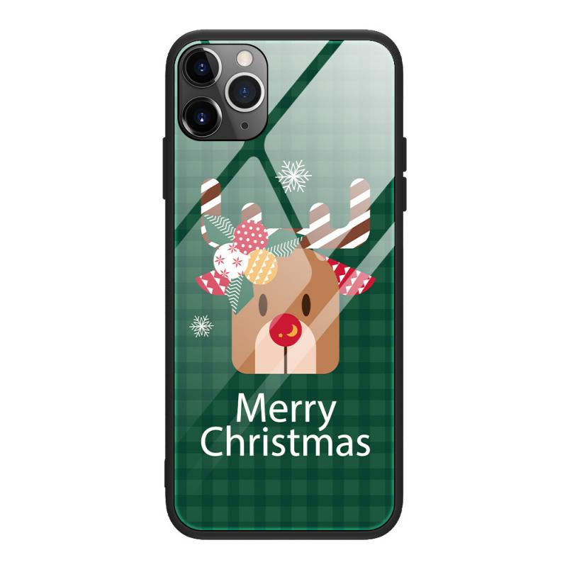 Tempered Glass Christmas Phone Case Protective Cover | Protective Cover