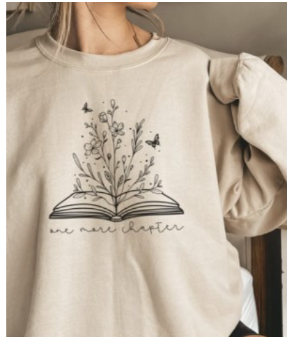 Casual Plant Print Crew Neck Pullover | Streetwear