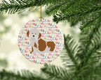 Havanese #2 Merry Christmas Ceramic Ornament