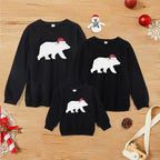 Bear Print Long Sleeve Hoodie Crewneck Design | Streetwear