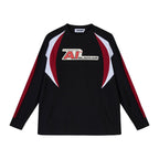 Casual Long Sleeve Sweatshirt with Letter Design | Streetwear
