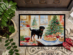 Rottweiler Christmas Cookies Doormat