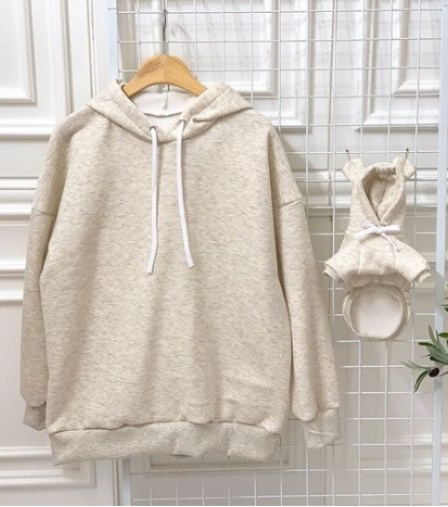 Cute Bear Ear Hooded Sweater for Parent and Child
