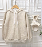 Cute Bear Ear Hooded Sweater for Parent and Child
