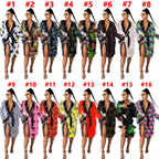 D9452 Women's Loose Sexy Sleepwear Dress & Robe
