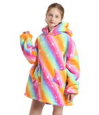 Cozy Outdoor Hooded Sweater Gown
