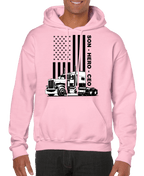 USA Trucker, Son, Hero, CEO Men’s Hoodie | Streetwear