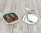 Doberman Pinscher Christmas Compact Mirror