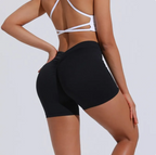 Women's High-Waist V-Back Yoga Shorts