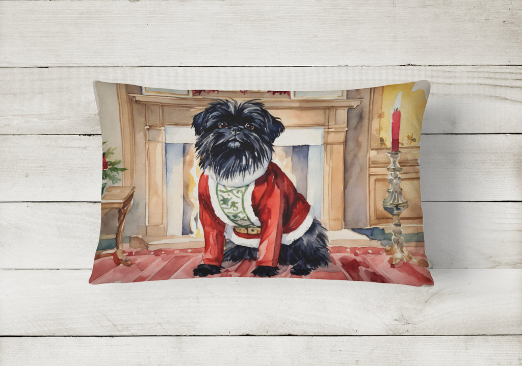Affenpinscher Christmas Throw Pillow